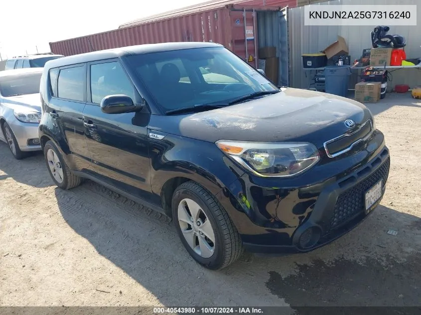 KNDJN2A25G7316240 2016 Kia Soul