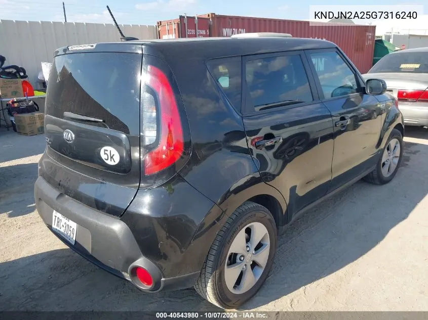 KNDJN2A25G7316240 2016 Kia Soul