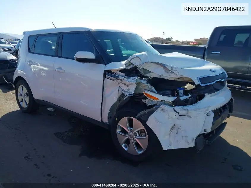 2016 Kia Soul VIN: KNDJN2A29G7846422 Lot: 41460284