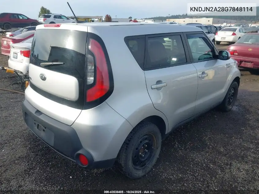 KNDJN2A28G7848114 2016 Kia Soul