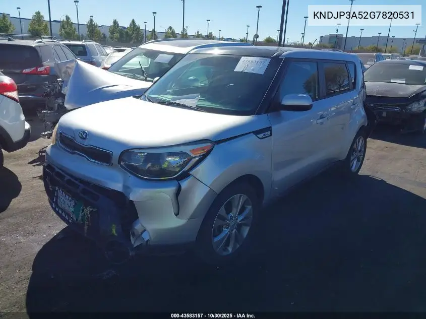 KNDJP3A52G7820531 2016 Kia Soul +