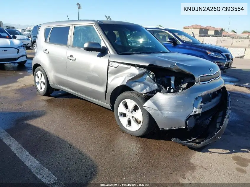 KNDJN2A26G7393554 2016 Kia Soul