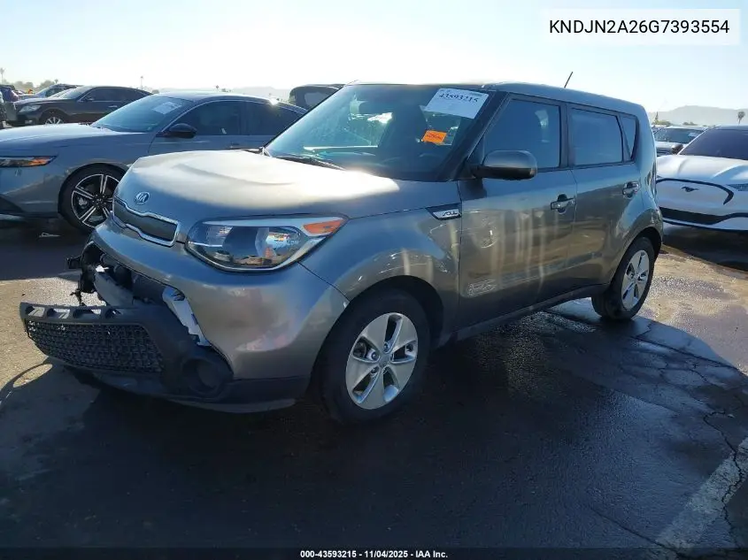 KNDJN2A26G7393554 2016 Kia Soul