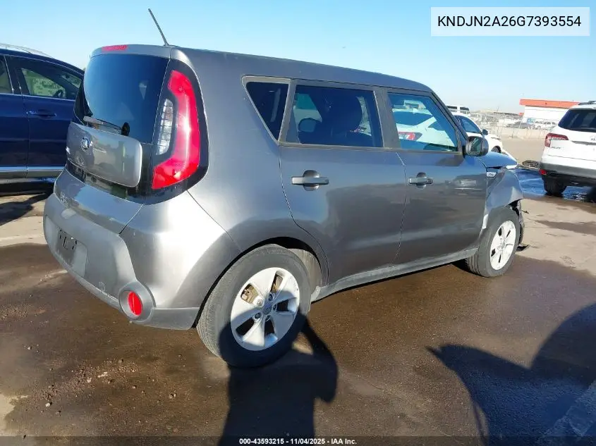 KNDJN2A26G7393554 2016 Kia Soul