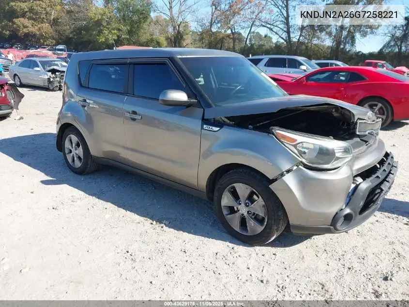 KNDJN2A26G7258221 2016 Kia Soul