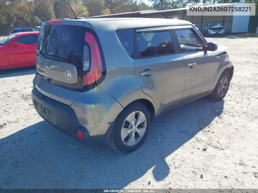 KNDJN2A26G7258221 2016 Kia Soul