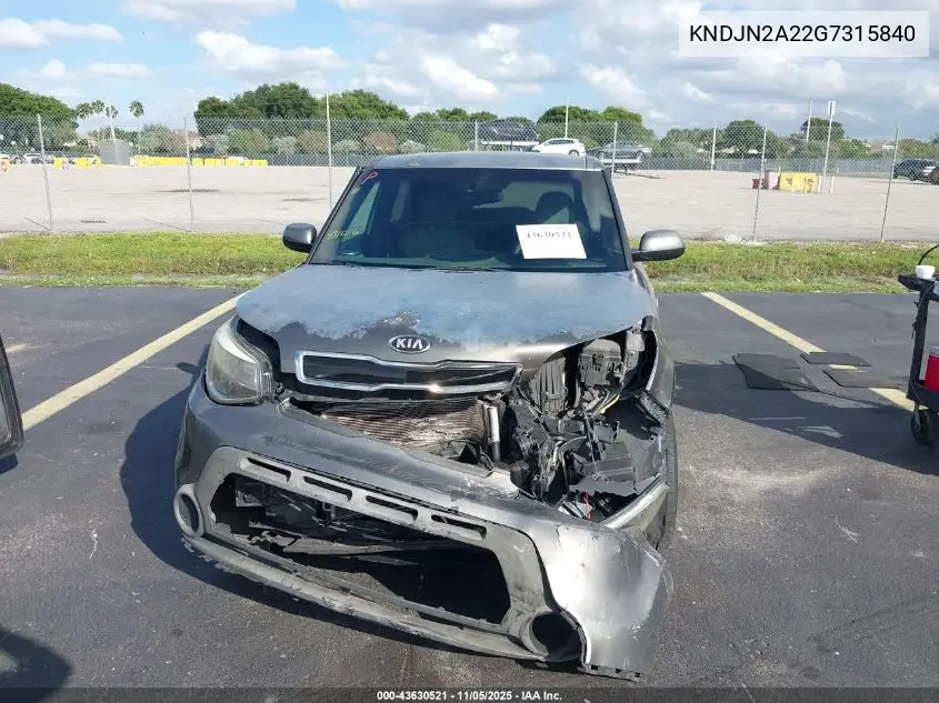KNDJN2A22G7315840 2016 Kia Soul