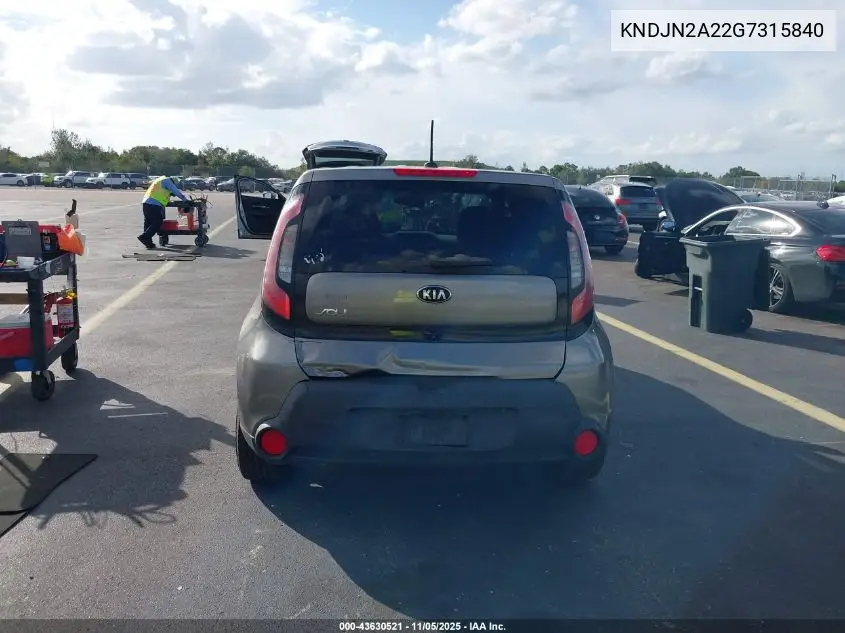 KNDJN2A22G7315840 2016 Kia Soul