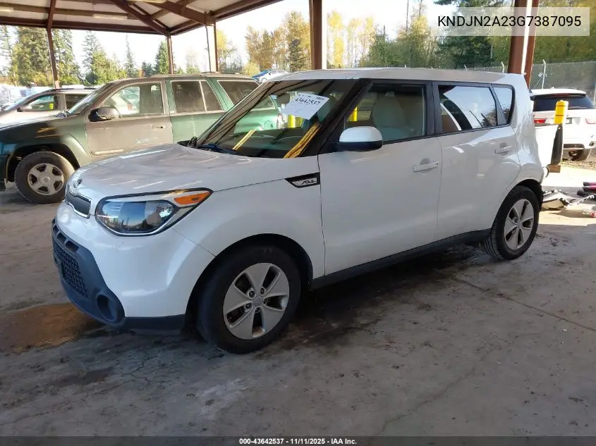 KNDJN2A23G7387095 2016 Kia Soul