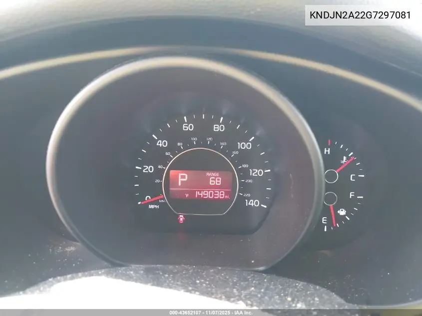 KNDJN2A22G7297081 2016 Kia Soul