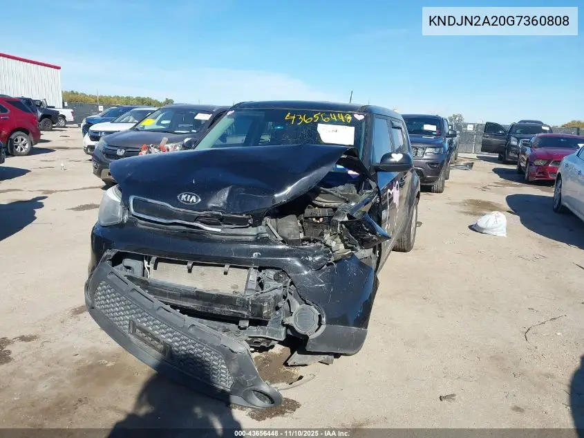KNDJN2A20G7360808 2016 Kia Soul