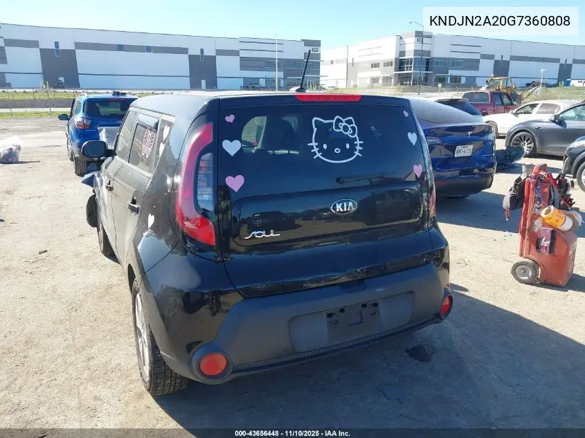 KNDJN2A20G7360808 2016 Kia Soul