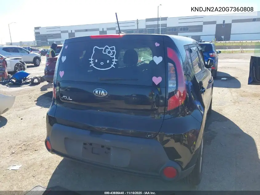 KNDJN2A20G7360808 2016 Kia Soul