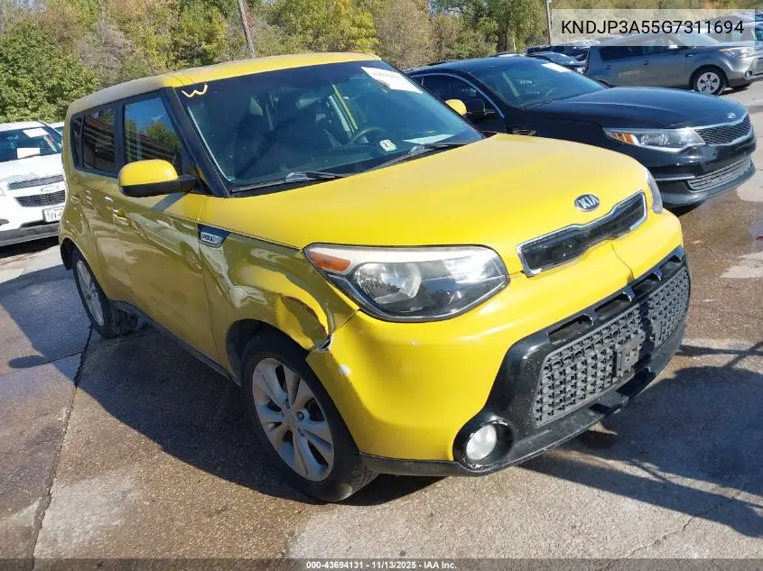 KNDJP3A55G7311694 2016 Kia Soul +