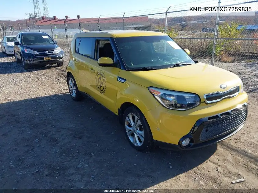 KNDJP3A5XG7259835 2016 Kia Soul +