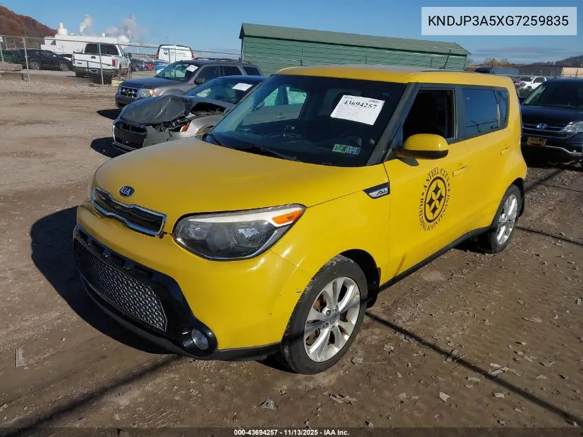 KNDJP3A5XG7259835 2016 Kia Soul +