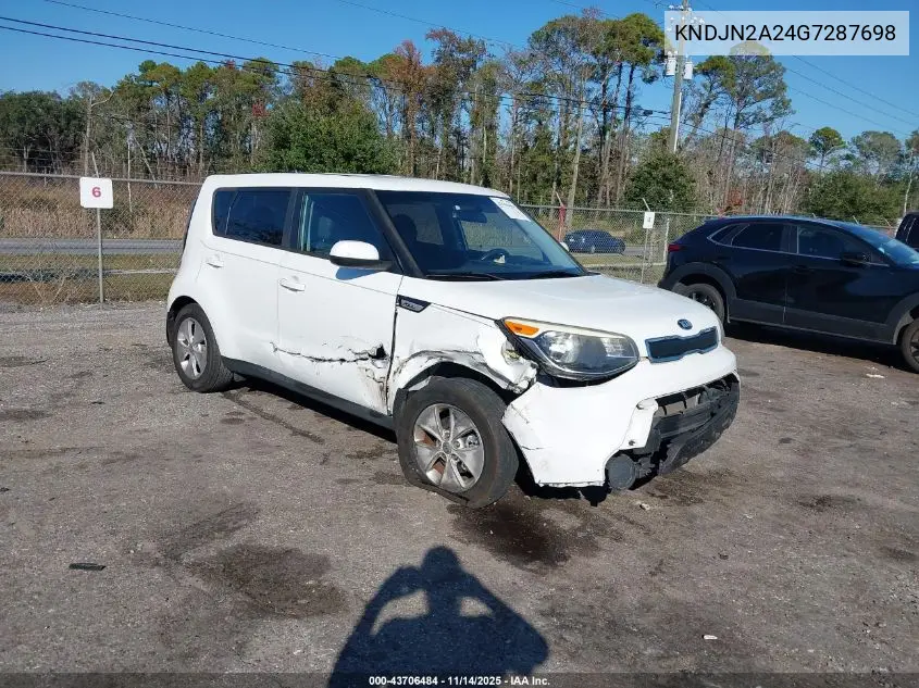 KNDJN2A24G7287698 2016 Kia Soul