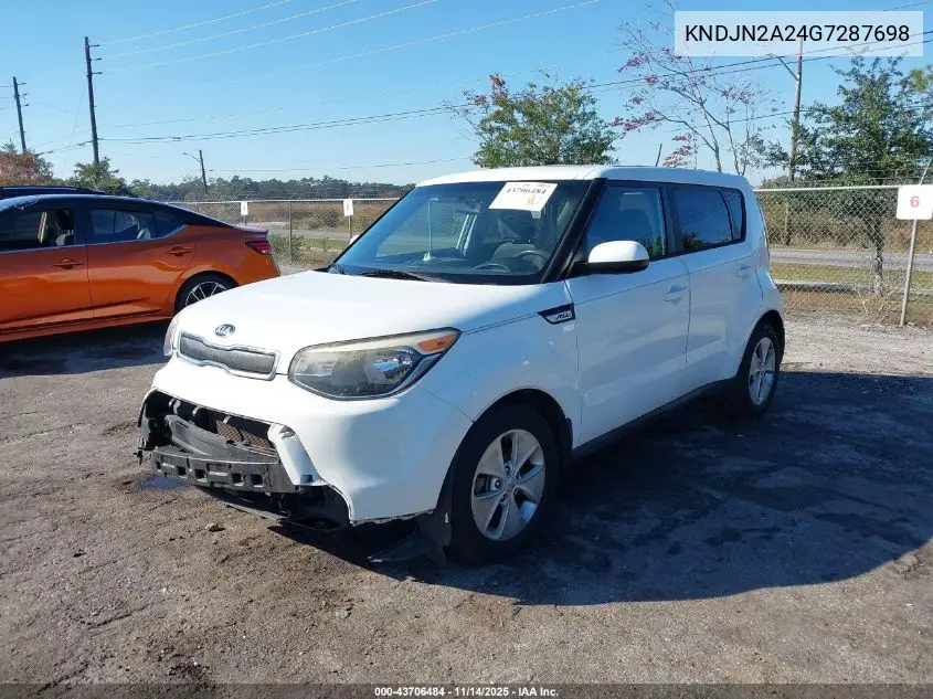 KNDJN2A24G7287698 2016 Kia Soul