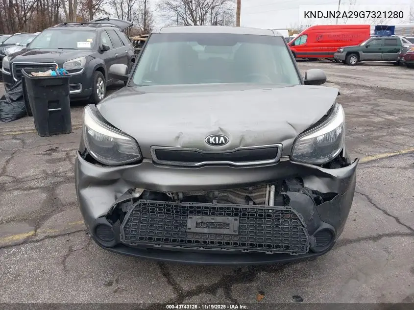 KNDJN2A29G7321280 2016 Kia Soul !