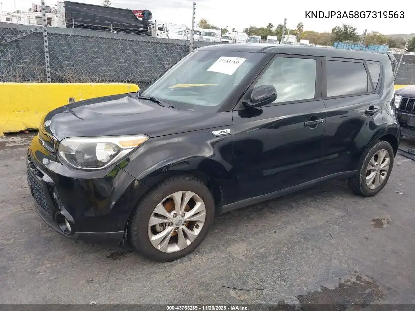 KNDJP3A58G7319563 2016 Kia Soul +