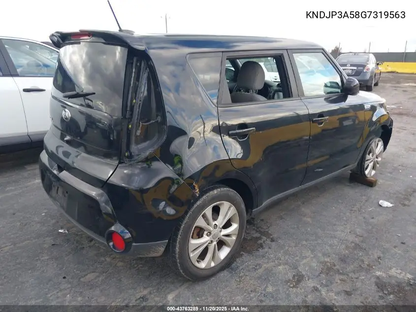 KNDJP3A58G7319563 2016 Kia Soul +