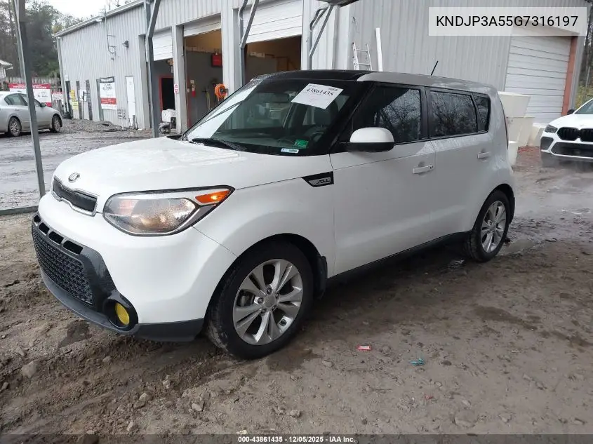 KNDJP3A55G7316197 2016 Kia Soul +