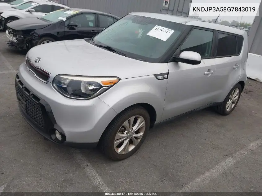 KNDJP3A58G7843019 2016 Kia Soul +