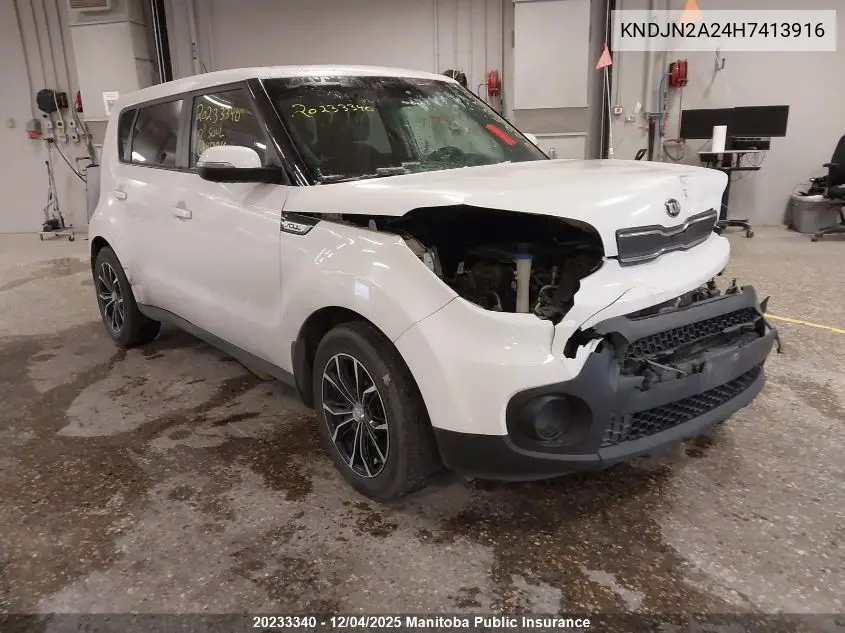 KNDJN2A24H7413916 2017 Kia Soul Lx