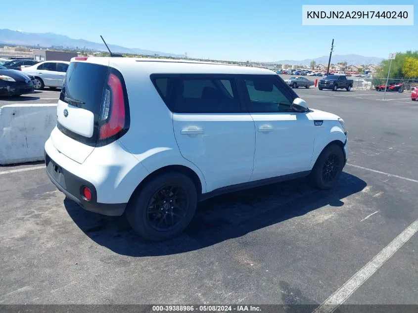 KNDJN2A29H7440240 2017 Kia Soul