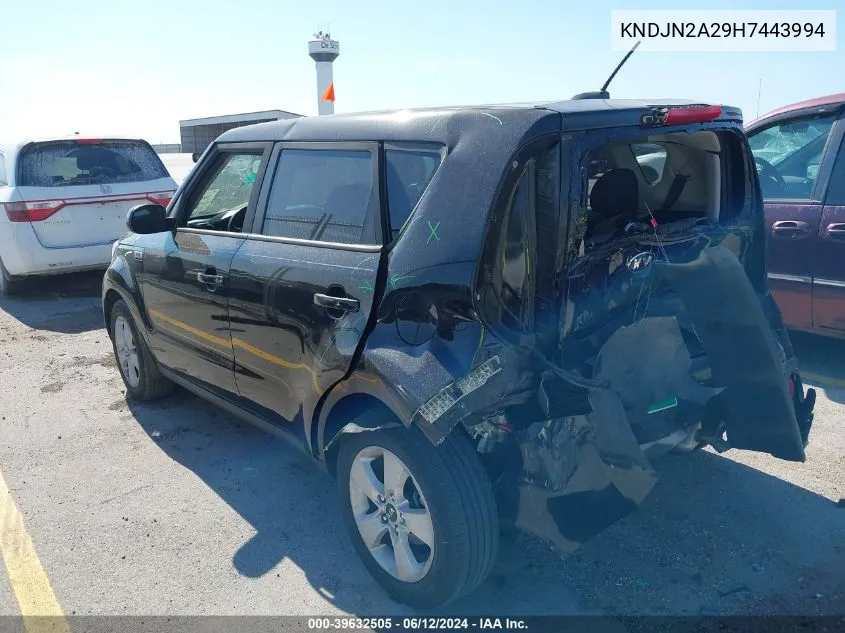 KNDJN2A29H7443994 2017 Kia Soul