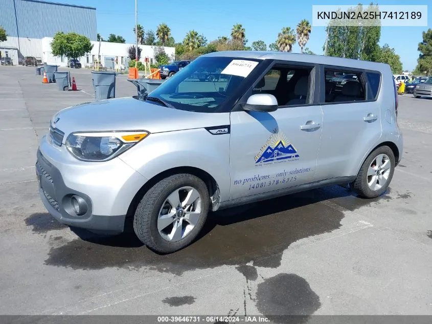 KNDJN2A25H7412189 2017 Kia Soul