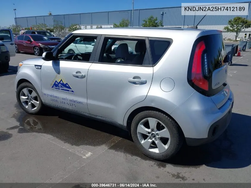 KNDJN2A25H7412189 2017 Kia Soul