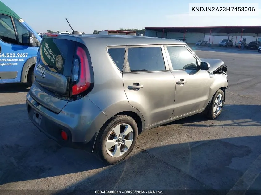 KNDJN2A23H7458006 2017 Kia Soul