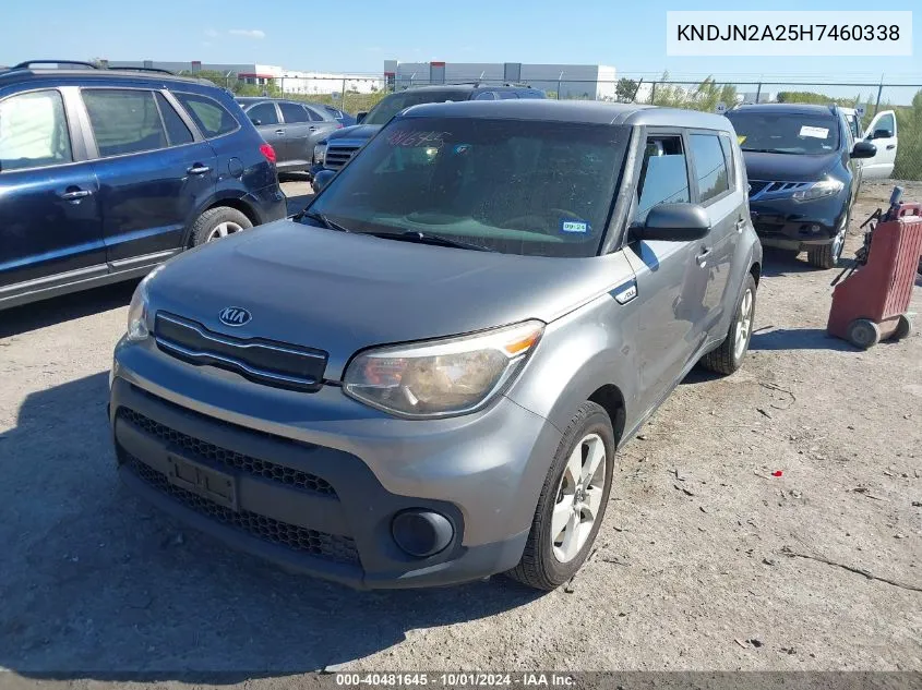 KNDJN2A25H7460338 2017 Kia Soul