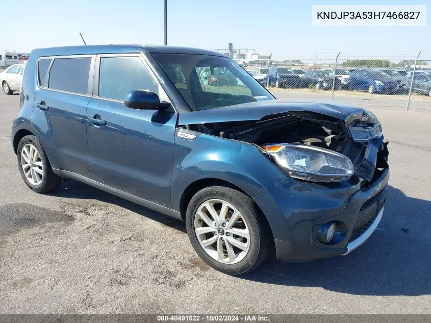 KNDJP3A53H7466827 2017 Kia Soul +