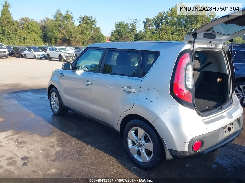 KNDJN2A28H7501304 2017 Kia Soul