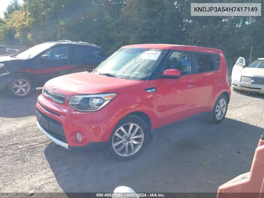 KNDJP3A54H7417149 2017 Kia Soul +