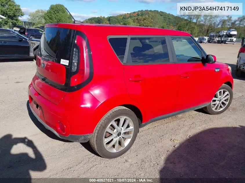 KNDJP3A54H7417149 2017 Kia Soul +