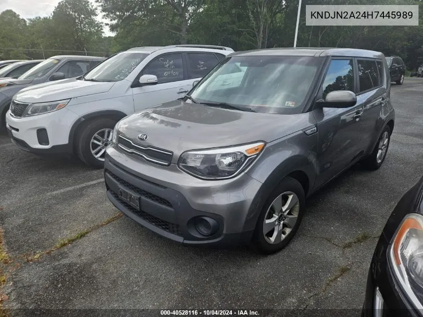 KNDJN2A24H7445989 2017 Kia Soul