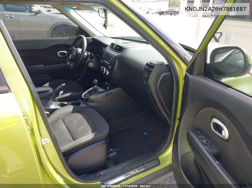 KNDJN2A26H7881887 2017 Kia Soul