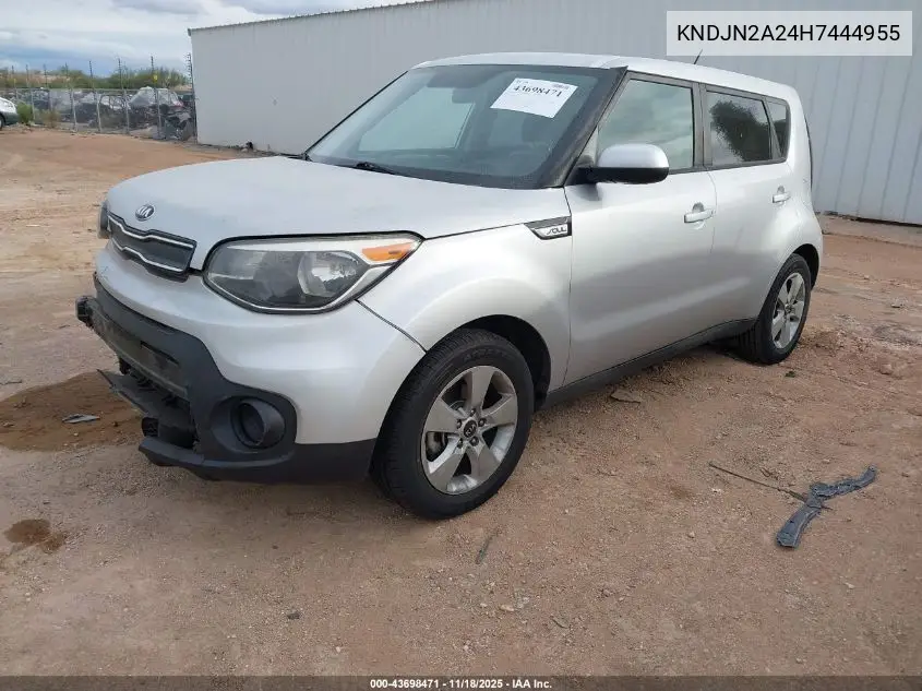 KNDJN2A24H7444955 2017 Kia Soul