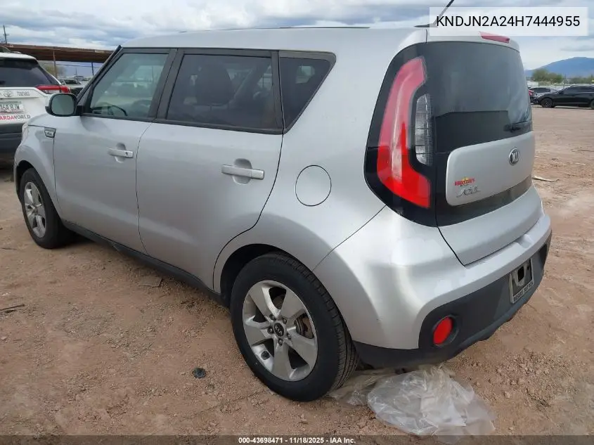 KNDJN2A24H7444955 2017 Kia Soul