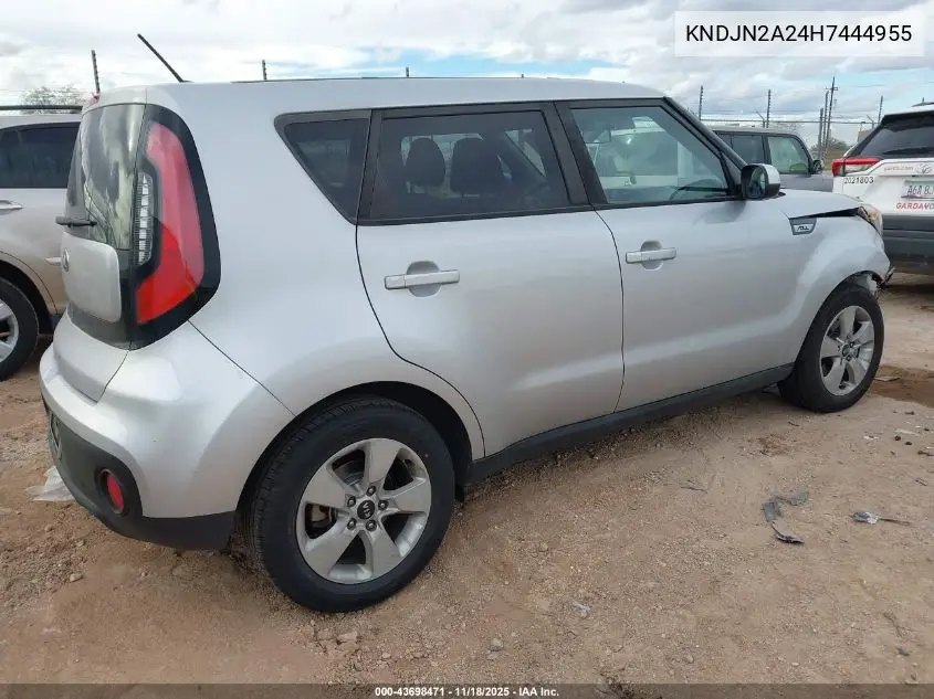 KNDJN2A24H7444955 2017 Kia Soul