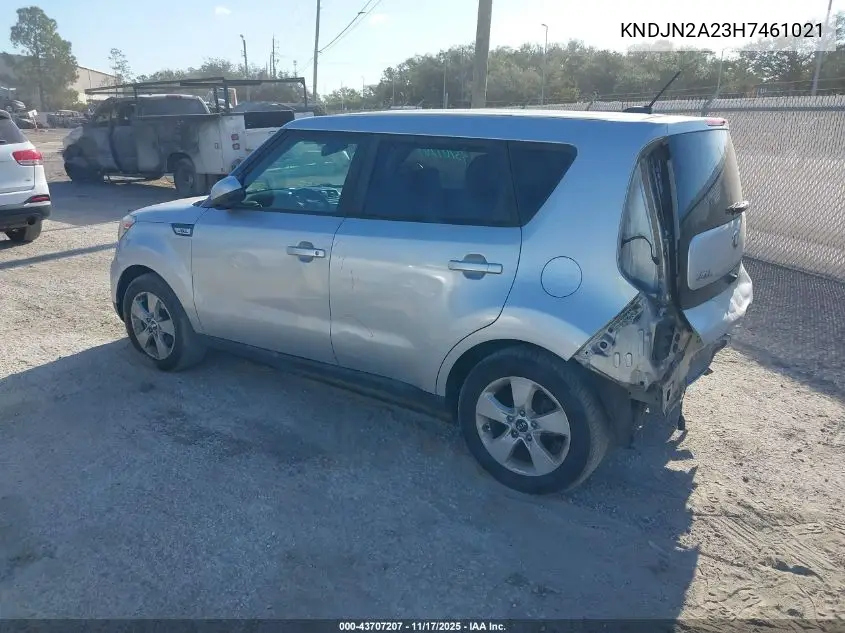 KNDJN2A23H7461021 2017 Kia Soul