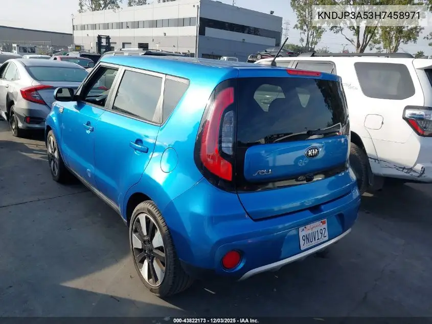 KNDJP3A53H7458971 2017 Kia Soul +
