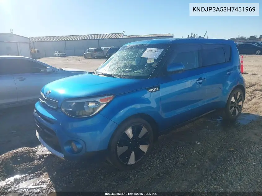 KNDJP3A53H7451969 2017 Kia Soul +
