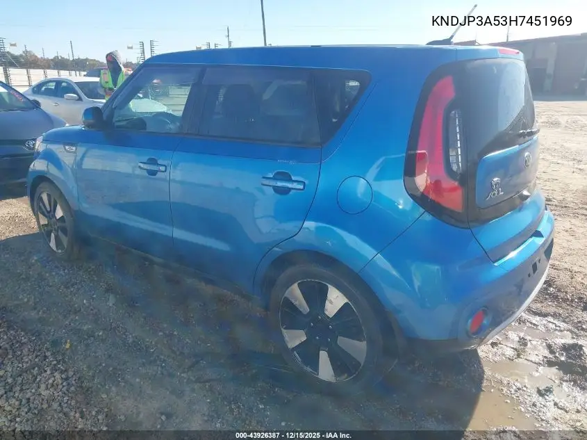 KNDJP3A53H7451969 2017 Kia Soul +