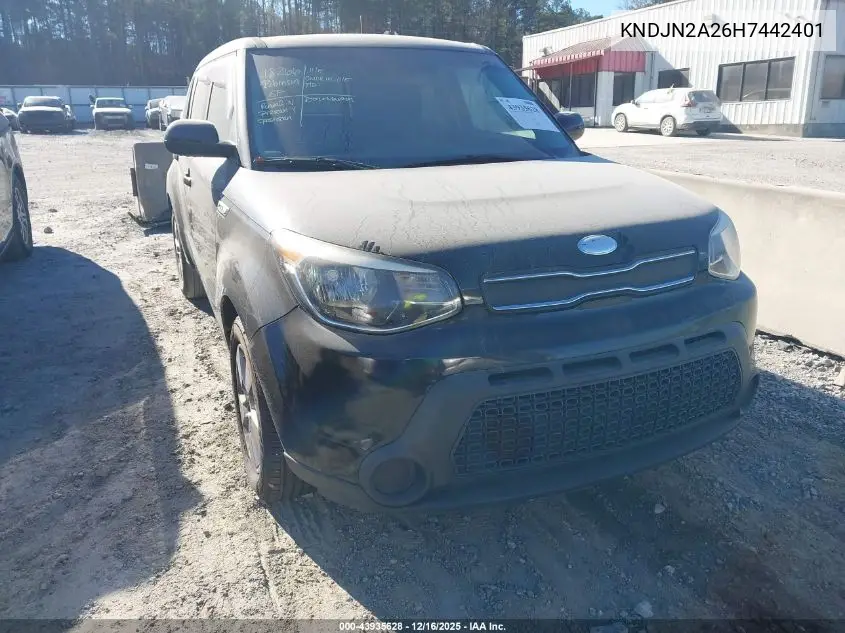 KNDJN2A26H7442401 2017 Kia Soul