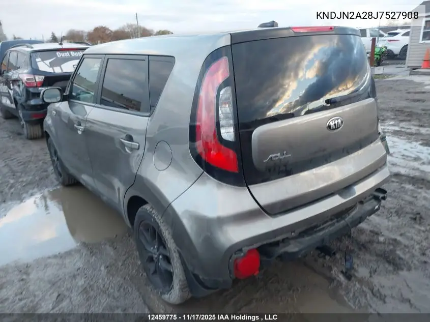 KNDJN2A28J7527908 2018 Kia Soul