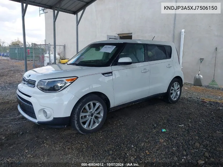 KNDJP3A5XJ7506150 2018 Kia Soul +